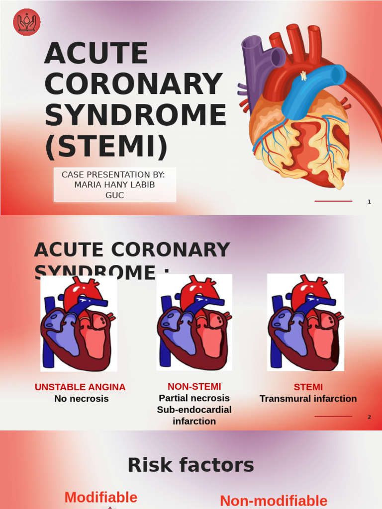 Acute Coronary Syndrome Case Study | PDF | Myocardial Infarction ...