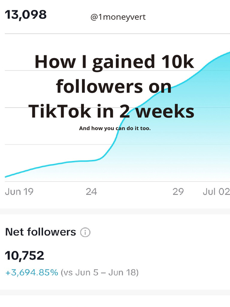 How I Gained 10k Followers On TikTok in 2 Weeks | PDF | Target Audience ...