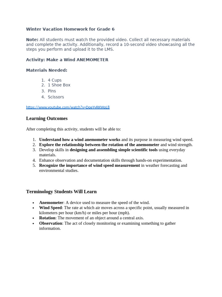 Class 6 | PDF