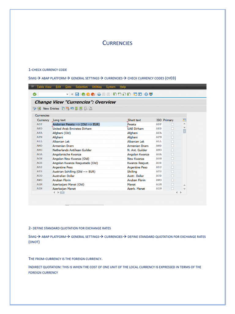 Currency Translation and Valuation Guide | PDF | Exchange Rate ...