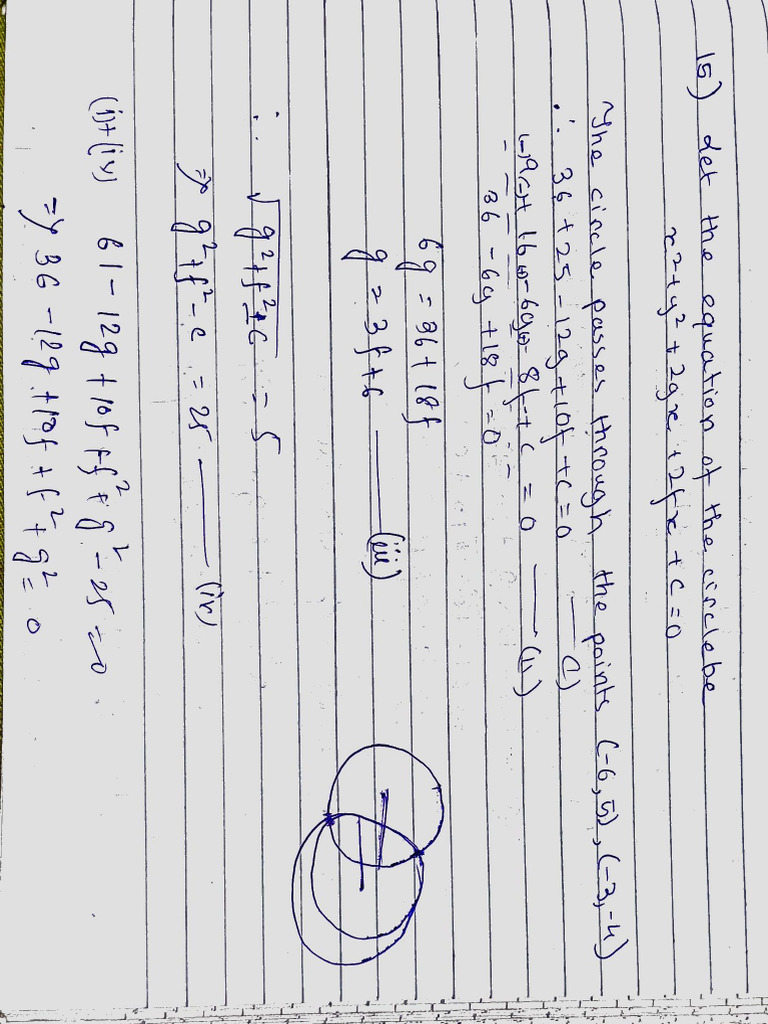 Math (Circle) | PDF
