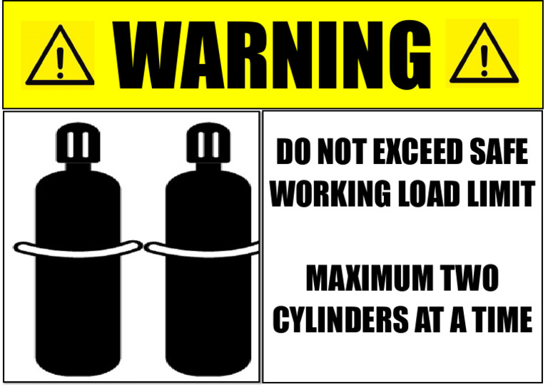 Warning - Only 2 Cylinders at A Time | PDF