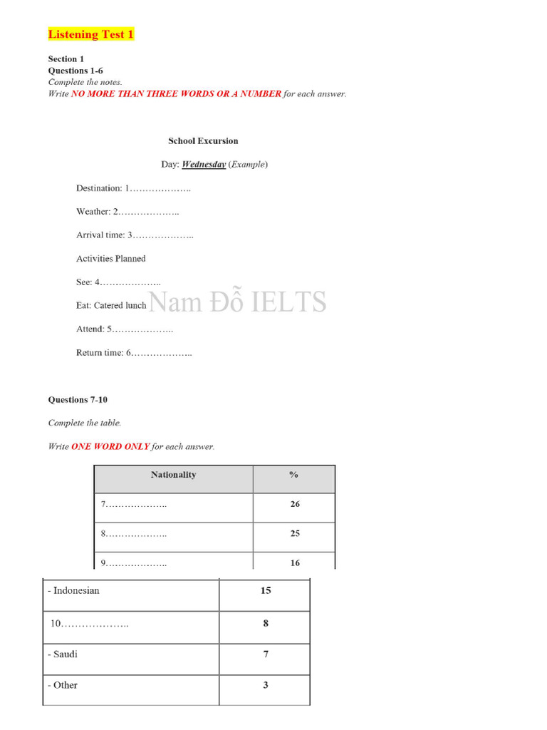Listening Test 33 | PDF