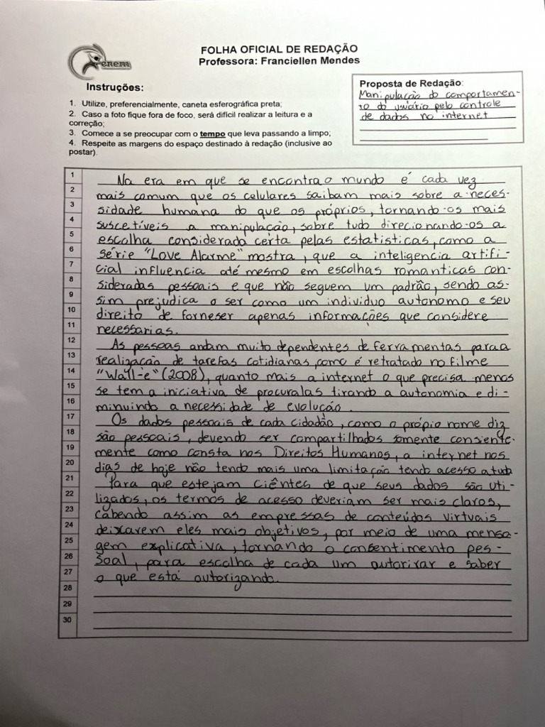 Redação Português | PDF