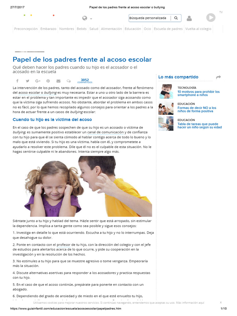 Actividades contra el bullying escolar | PDF | Abuso infantil | Sicología