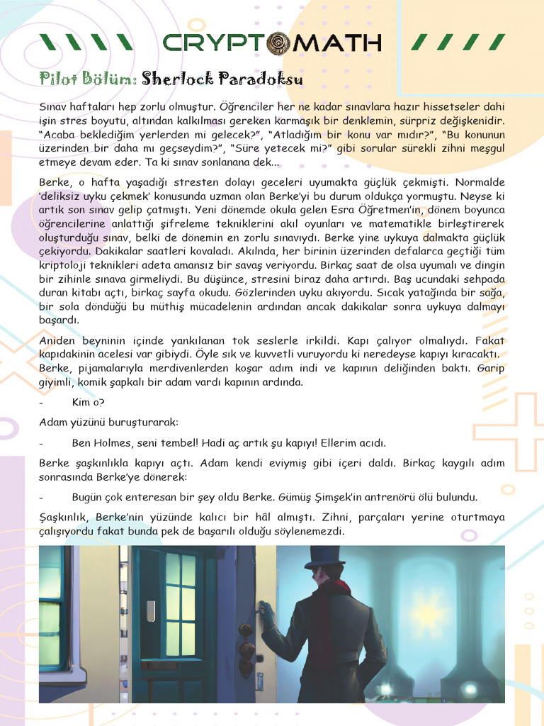 CryptoMath 6. Sezon - 0. Pilot Bölüm - Sherlock Paradoksu (Soru Ve ...