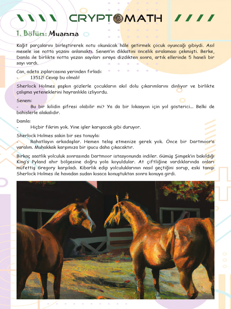 CryptoMath 6. Sezon - 1. Bölüm - Muamma (Soru Ve Yanıt) - SML | PDF