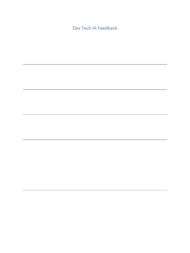 Design Technology IA Submission Guidelines | PDF