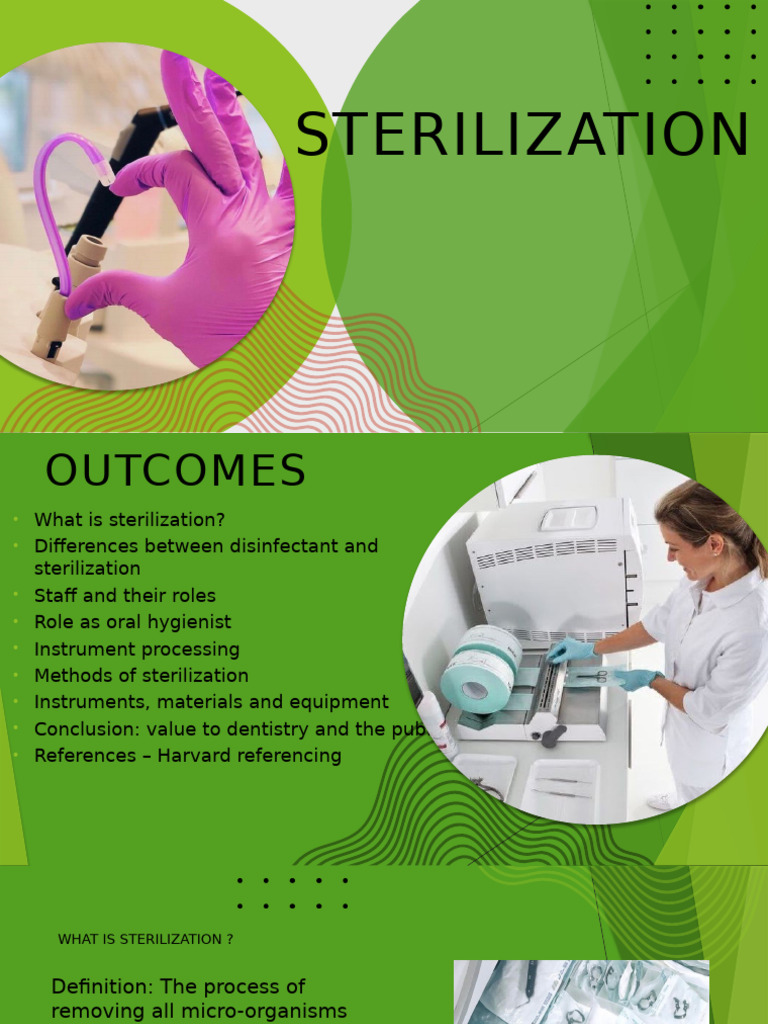 Dental Sterilization Methods Explained | PDF | Sterilization (Microbiology)