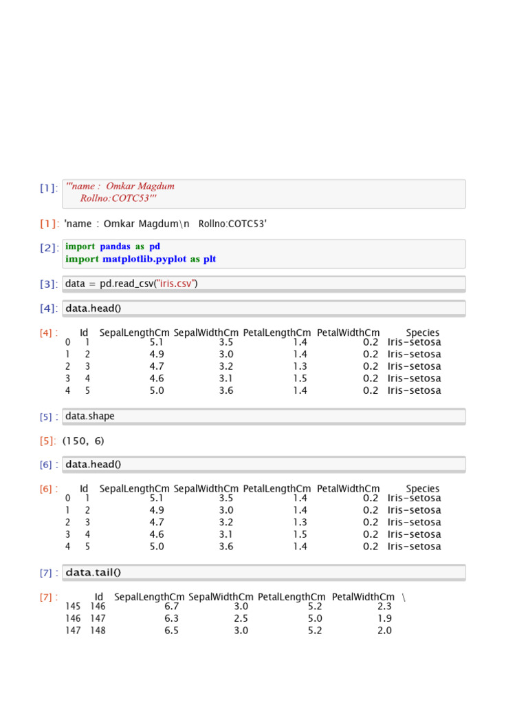 Iris Dataset Analysis with Python | PDF | Plants | Botany