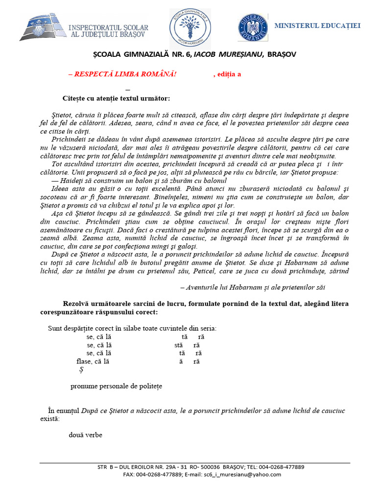 Anexa 2 - Modele de Itemi | PDF