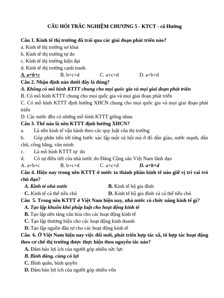 Lượng Giá KTCT C5 | PDF