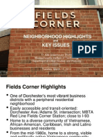 Fields Corner neighborhood analysis- DUSP'MIT