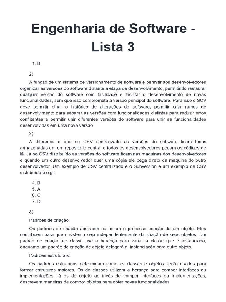 Fundamentos de Engenharia de Software | PDF | Testes de software ...