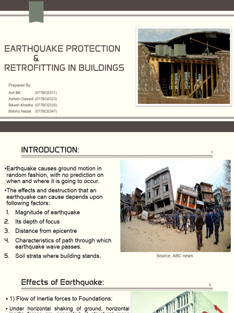 Earthquake Protection and Retrofitting Guide | PDF | Earthquake ...