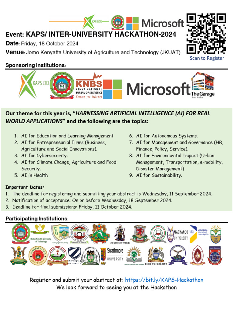 KAPS Inter-University Hackathon 2024 | PDF