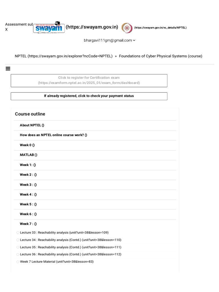 Foundations of Cyber Physical Systems | PDF | Qualifications ...