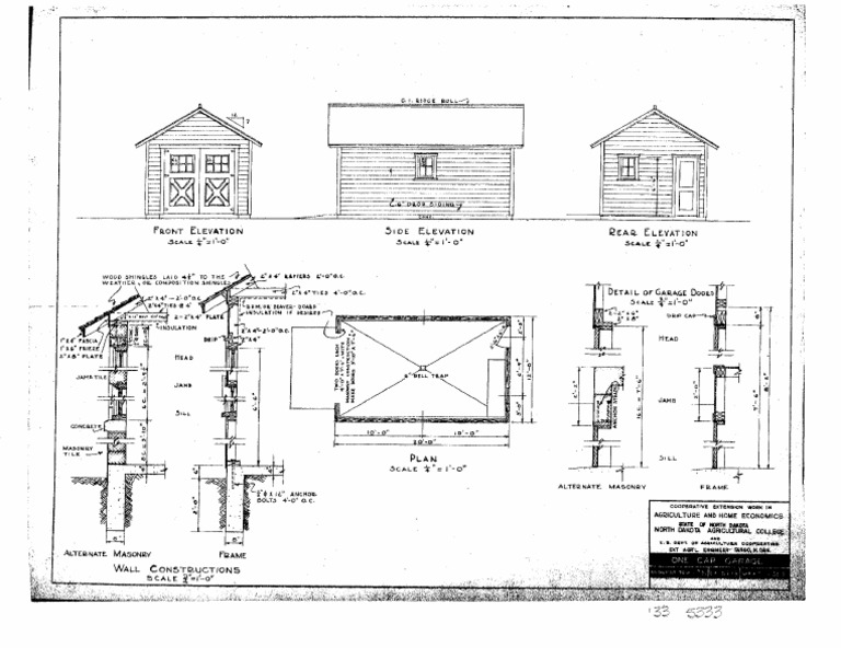 Single Garage | PDF