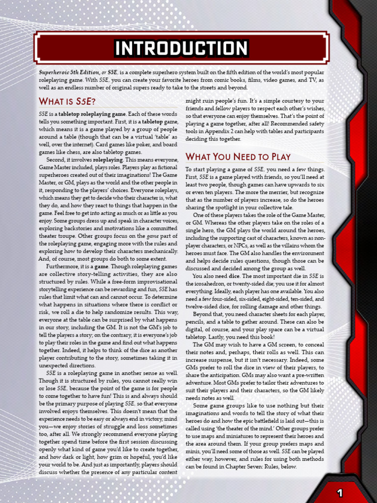 Sample | PDF | Role Playing Games | Tabletop Role Playing Game
