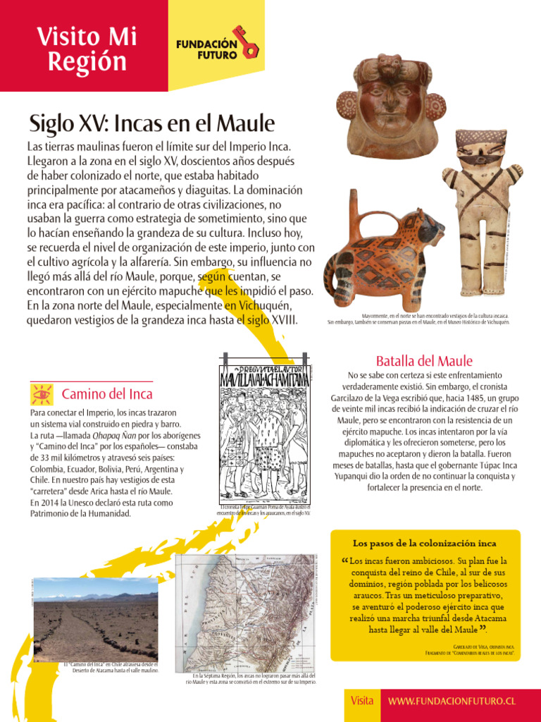 Incas y Mapuches en la Región del Maule | PDF | Imperio Inca | Chile