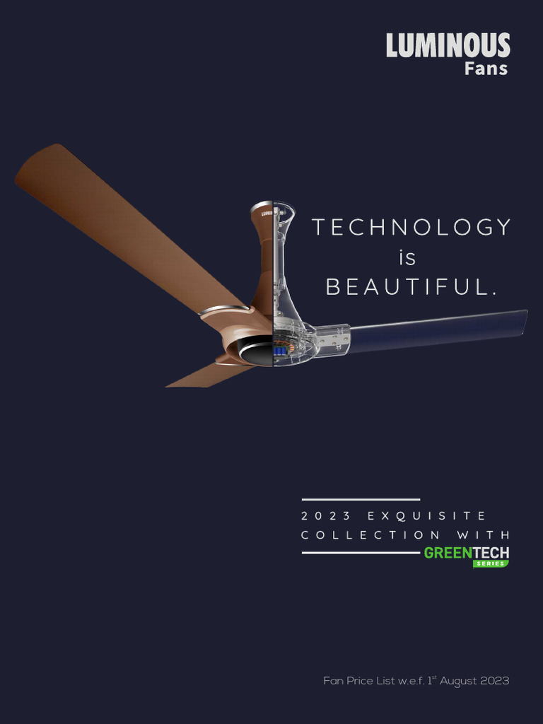 Luminous Fan Price List August 2023 | PDF | Precious Metals | Materials
