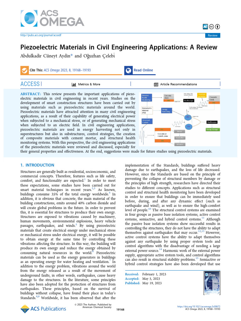 Piezo Material Review | PDF | Piezoelectricity | Energy Harvesting