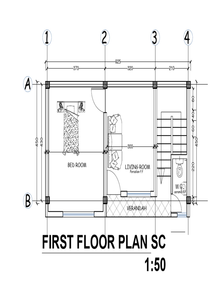First Floor Plan Layout Design | PDF