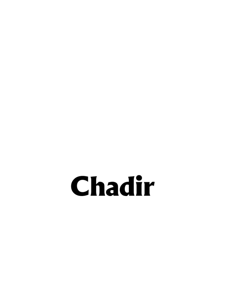 Chadir | PDF