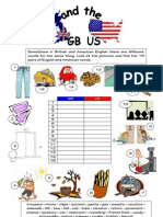 British vs. American vocabulary