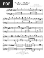 Toradora! - Silky Heart (Piano Slow Version)