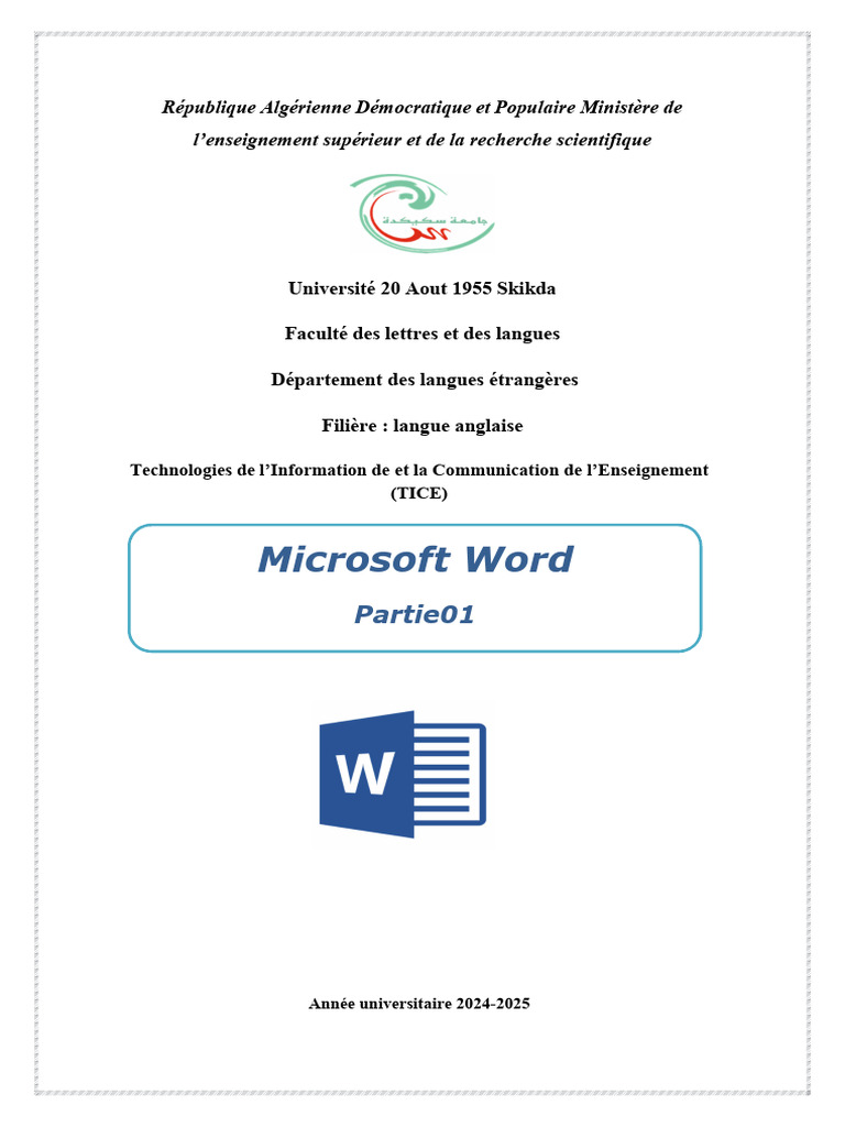 Cours Pratique sur Microsoft Word | PDF | Microsoft Word | Microsoft Office