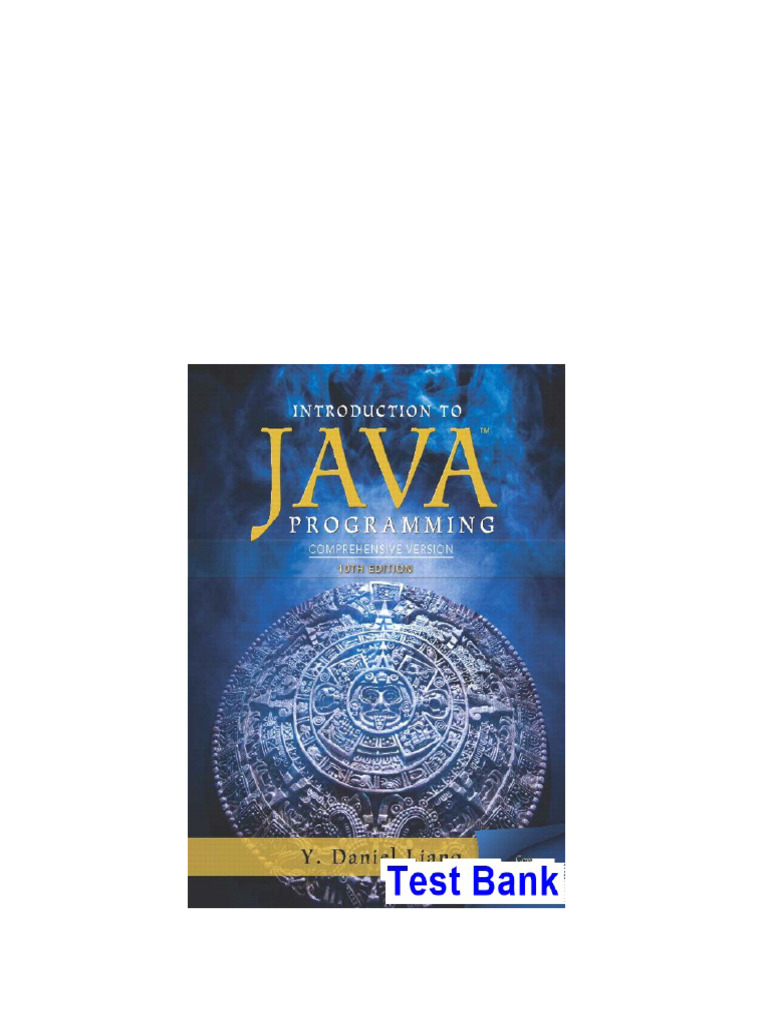 Introduction to Java Programming Comprehensive Version 10th Edition ...