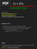 C++ STL - Cheat Sheet | PDF | C++ | Pointer (Computer Programming)