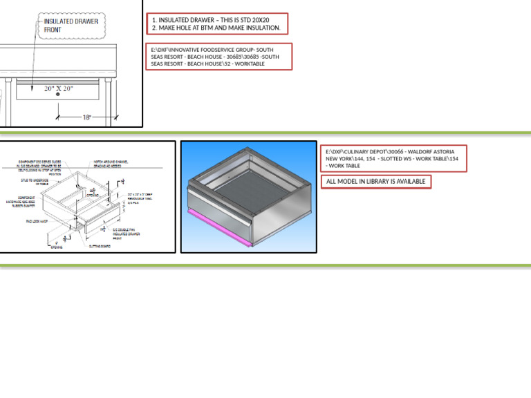 Insulated Drawer Specifications and Models | PDF