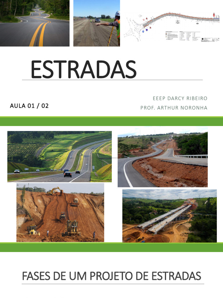 Fases do Projeto de Estradas | PDF | Engenharia Geotécnica | Topografia