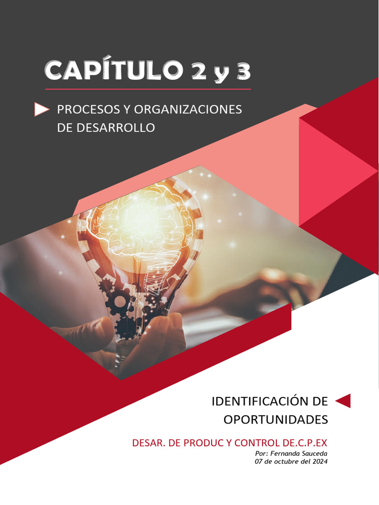 Actividad 2. Cuestionario Del Capítulo 2 y 3 | PDF | Diseño | Innovación