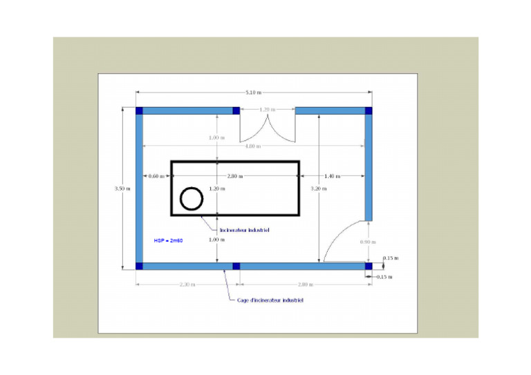 Vue en Plan Incinerateur Industriel | PDF