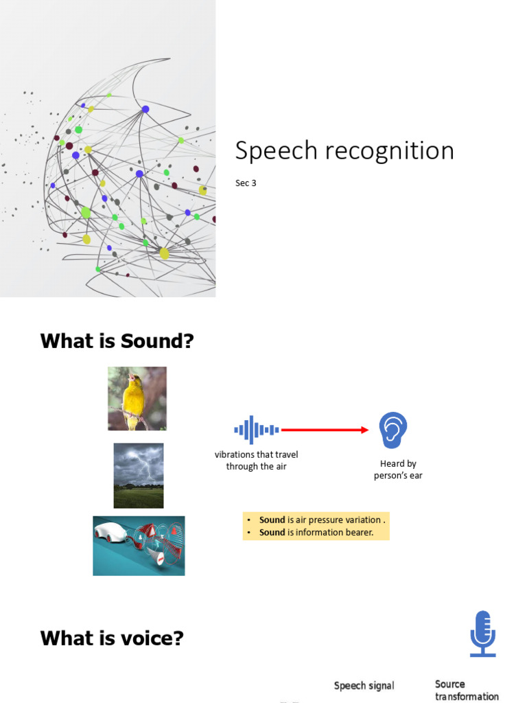 Understanding Speech Recognition Basics | PDF | Sampling (Signal ...