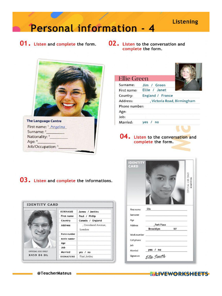Personal Information Listening | PDF
