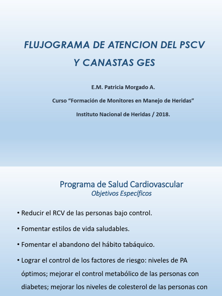 Flujograma PSCV y Atención Cardiovascular | PDF | Diabetes | Síndrome ...