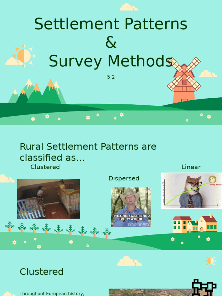 5.2 (Settlement Patterns & Survey Methods) | PDF
