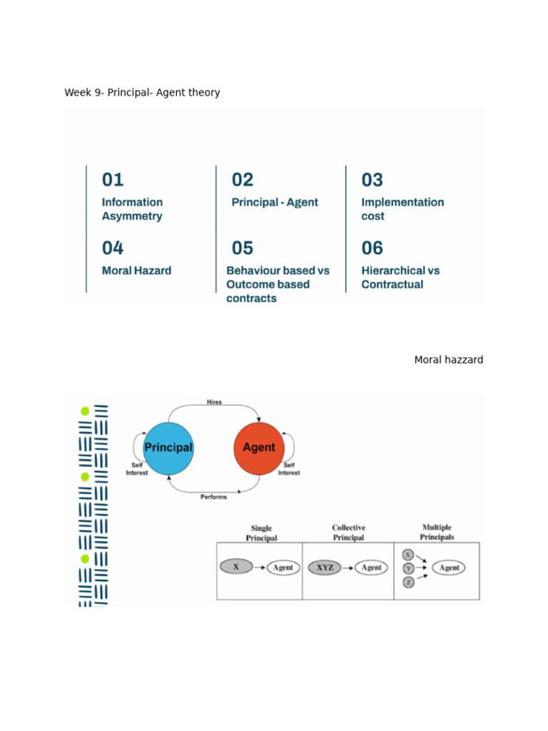 Week 9-Monitoring and Incentives | PDF