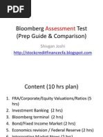 Bloomberg Assessment Test