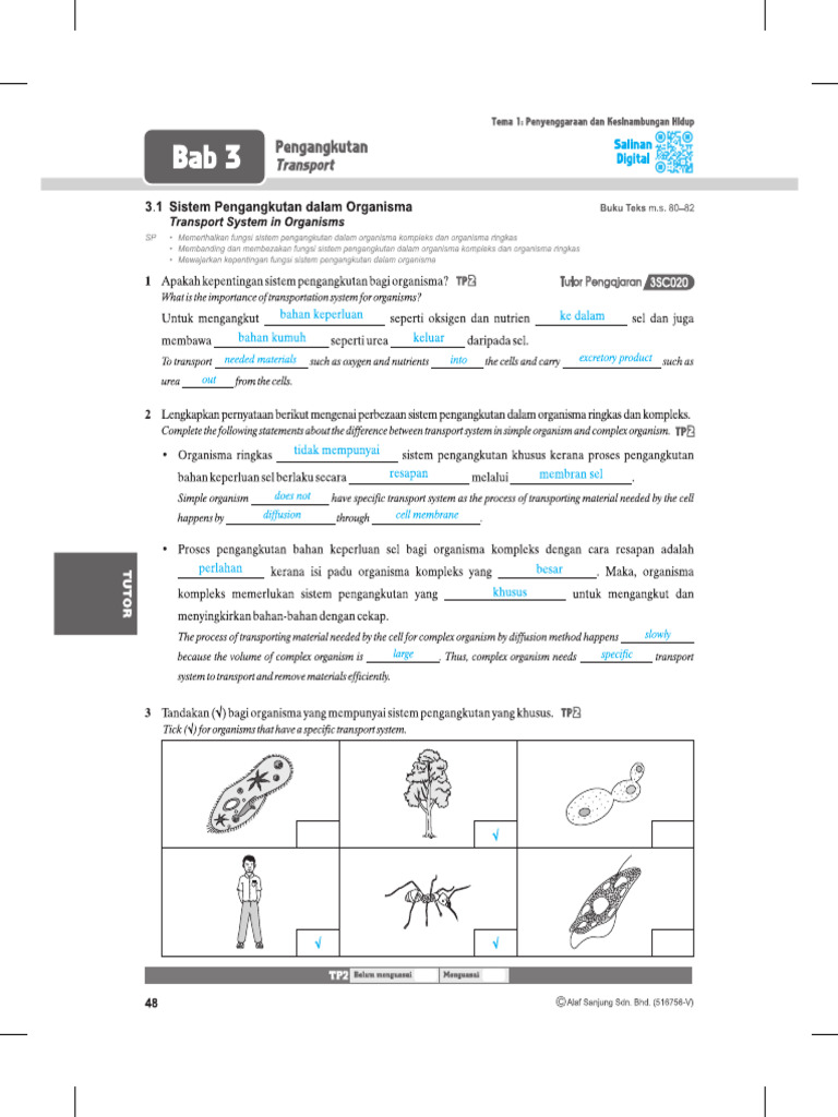 Sains Bab 3 Tingkatan 3 | PDF