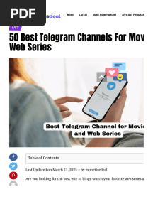 50 Best Telegram Channels for Movies and Web Series - MonetizeDeal Blog