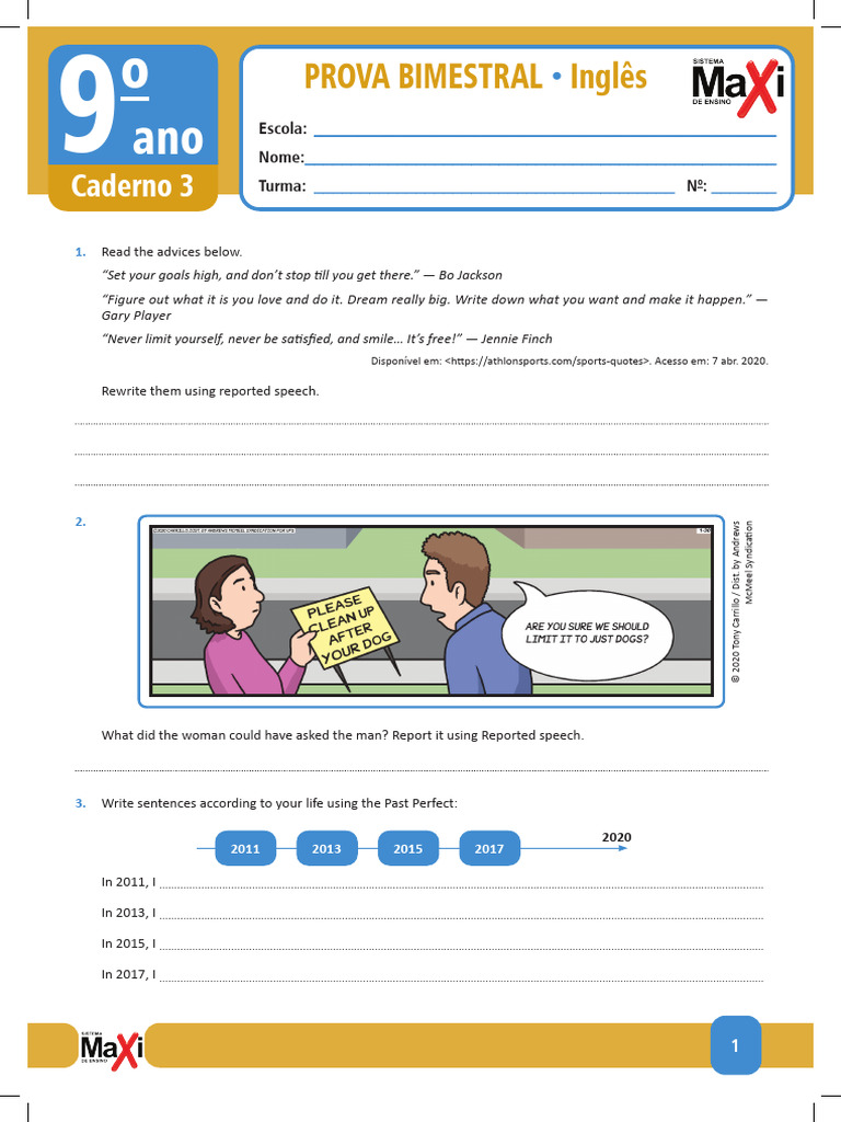 9th Grade English Bimonthly Exam | PDF | Snow White | Kobe Bryant
