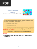 Tema #1: El Abecedario (Comunicación / 2do Grado) | PDF