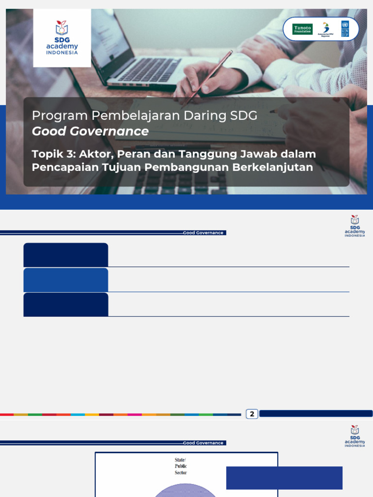 Peran Aktor dalam Good Governance SDG | PDF