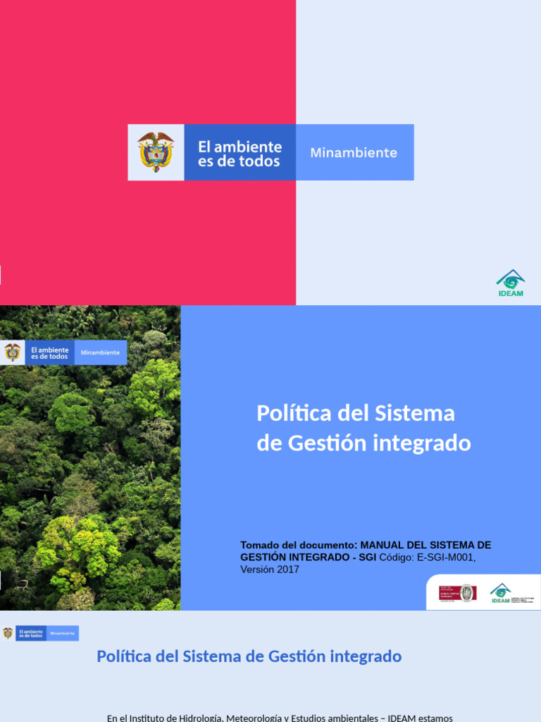 Política del Sistema de Gestión Integrado SGI | PDF