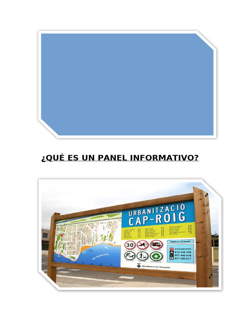 Definición de Panel Informativo | PDF